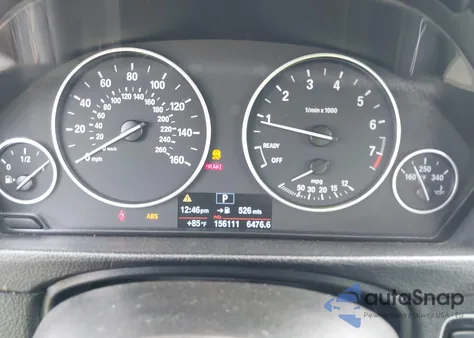 2013 BMW 320I из США, поврежденный, VIN WBA3B1C5XDK129844